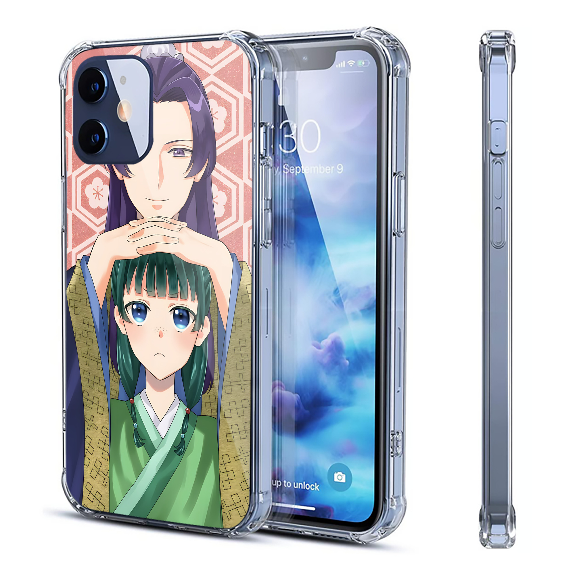 （画像用） 薬屋のひとりごと The Apothecary Diaries 【iPhone 12シリーズ対応】透明スマホケース（クリアソフトケース）